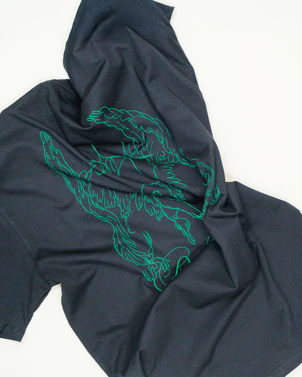 Berlin Swan T-Shirt Black - Image 6