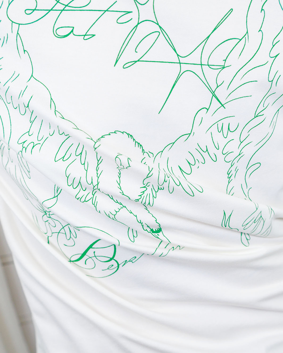 Berlin Swan T-Shirt White - Image 8