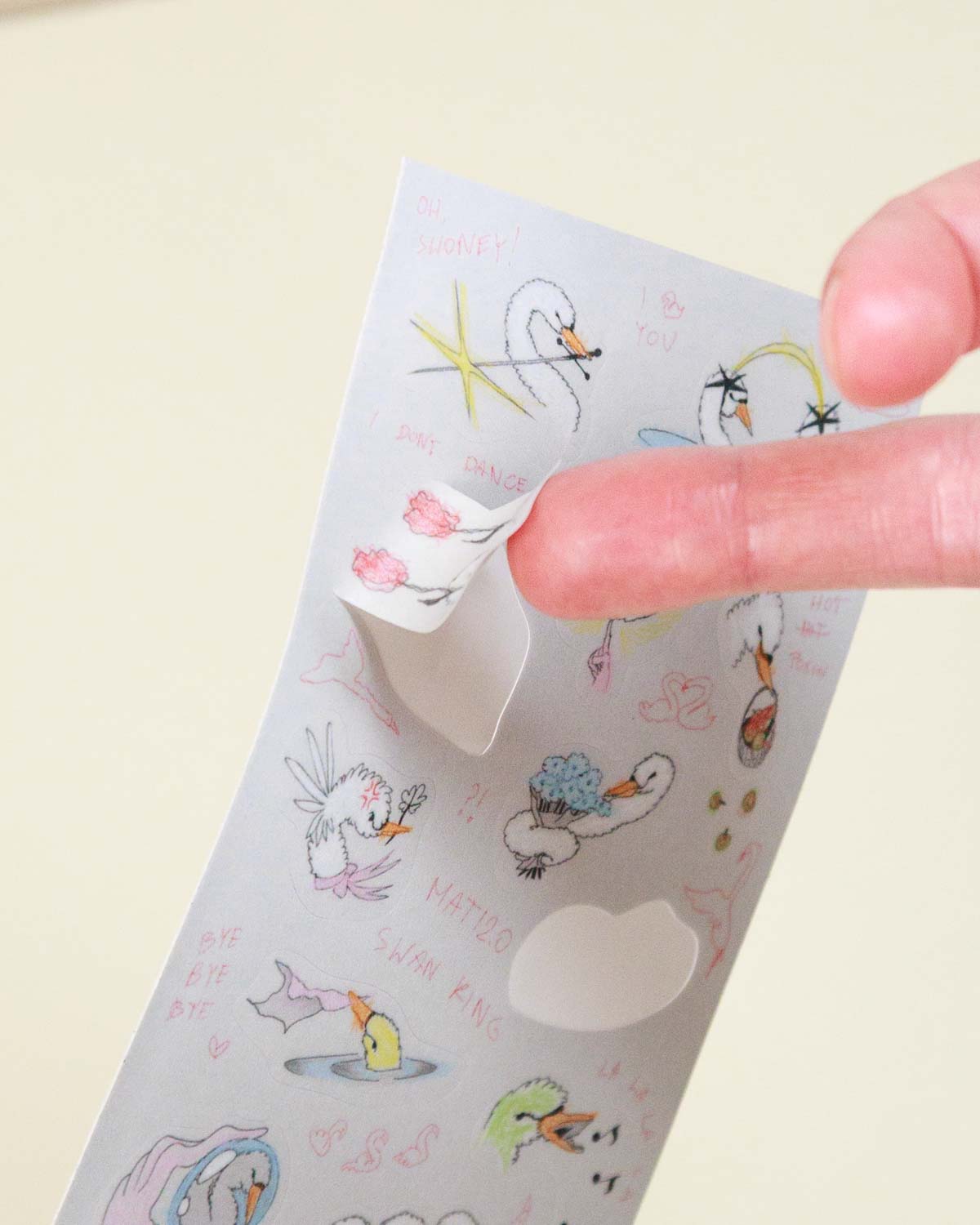 Swan Love Sticker Sheet - Image 4
