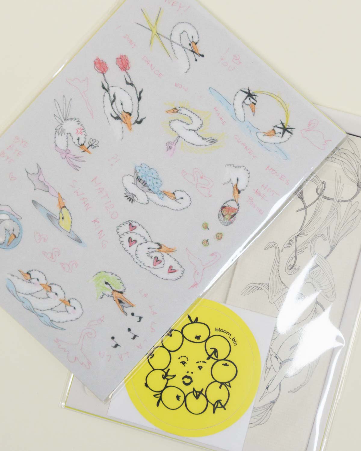 Swan Love Sticker Sheet - Image 5