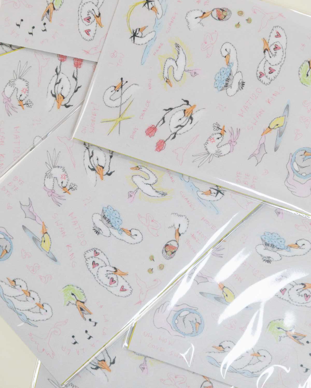 Swan Love Sticker Sheet - Image 6