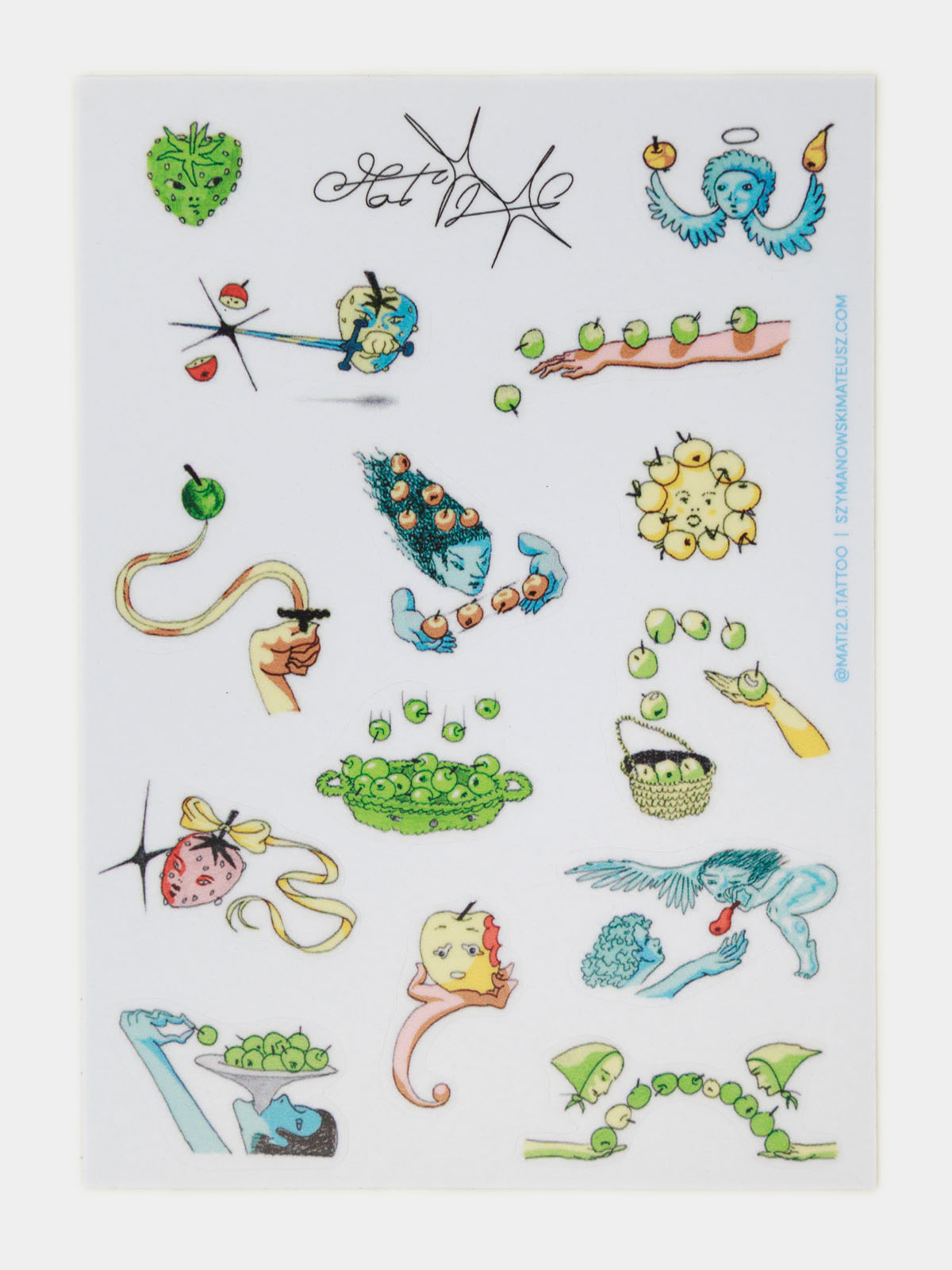Tutti Frutti  Sticker Sheet