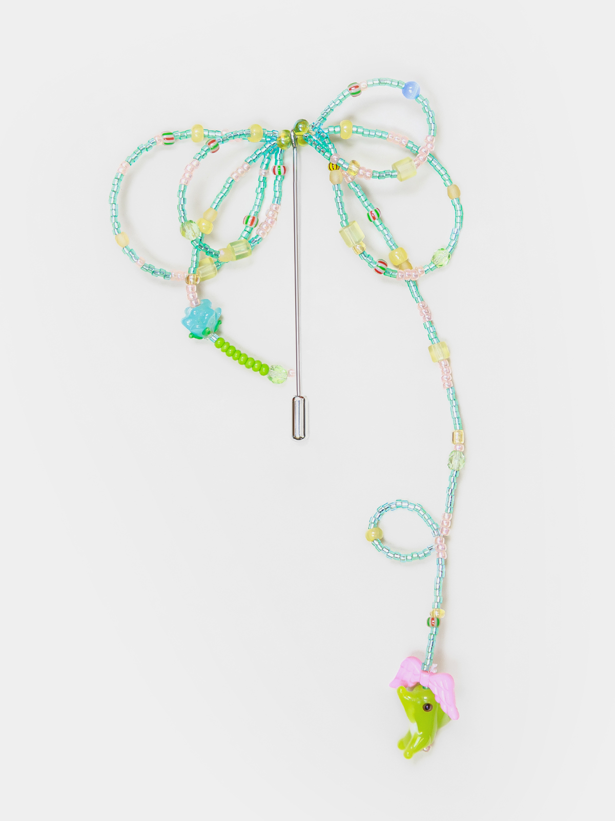 Dolphin Bow Brooch