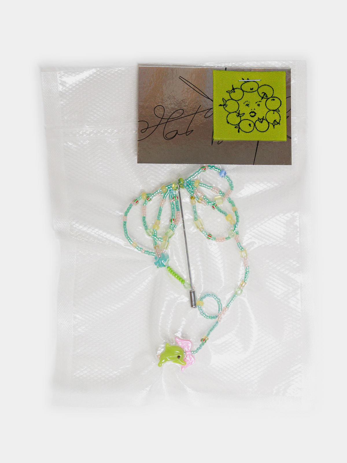 Dolphin Bow Brooch - Image 4