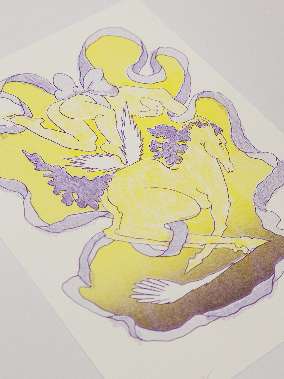 Horsejumper Riso Print - Image 3