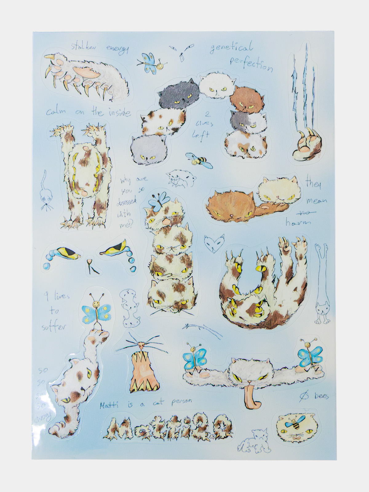 Kitties Sticker Sheet